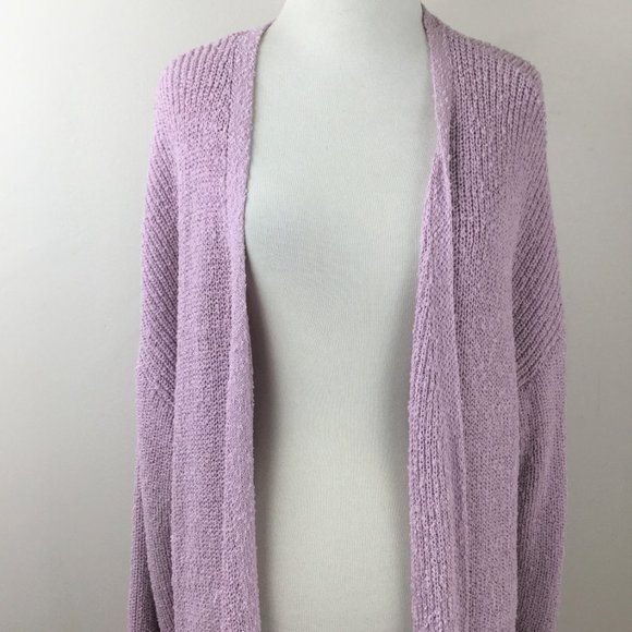 Rachel Zoe Lavender Open-Front Cardigan - Picture 2 of 7